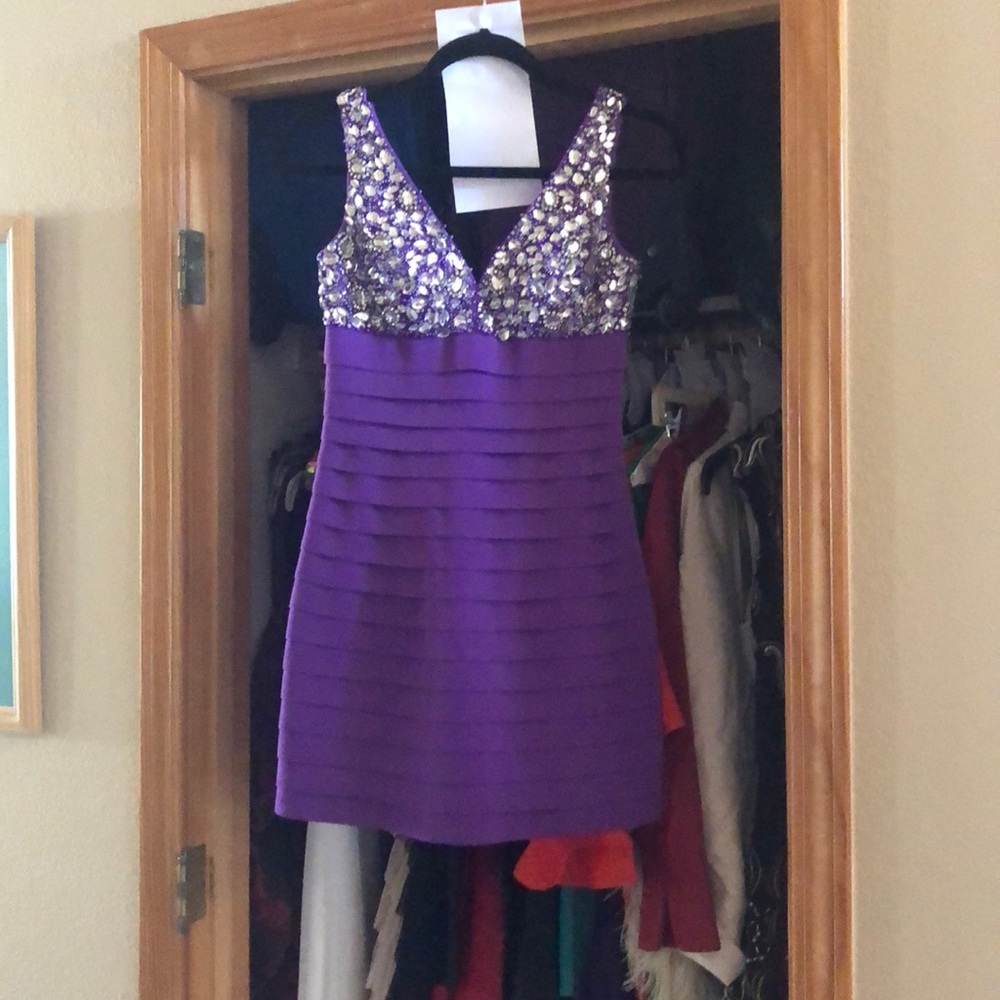 Sherri hill bandage dress